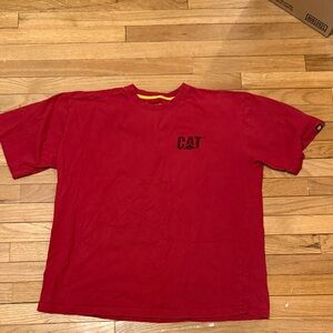 Caterpillar Bold Red Short Sleeve Tee